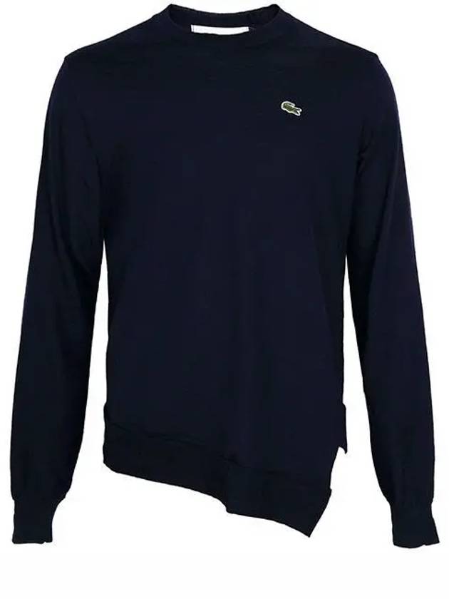 Lacoste navy logo wool knit FLN002W23 1209778 - COMME DES GARCONS - BALAAN 1