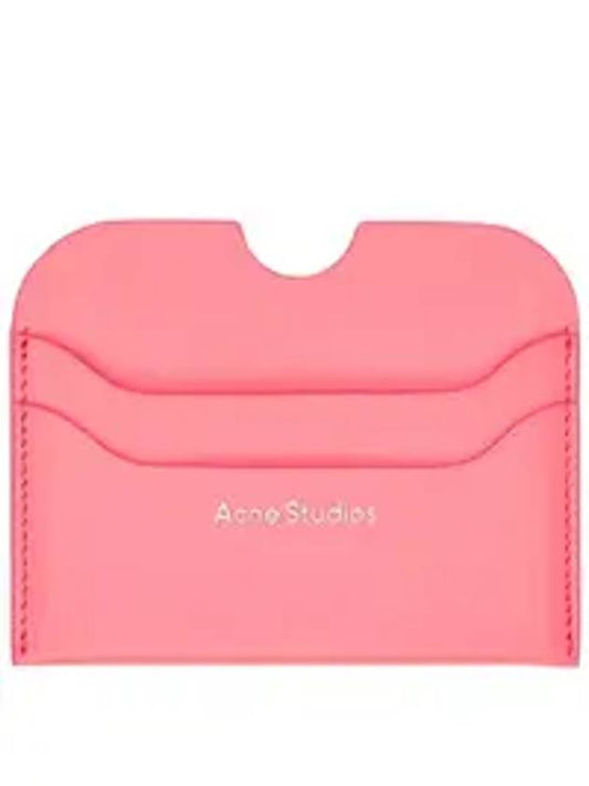 Elmas Large S Card Wallet Pink - ACNE STUDIOS - BALAAN 1