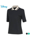 Ribbed Knit Short Sleeve Collar T-shirt DN1LTS014 - DISNEY GOLF - BALAAN 2