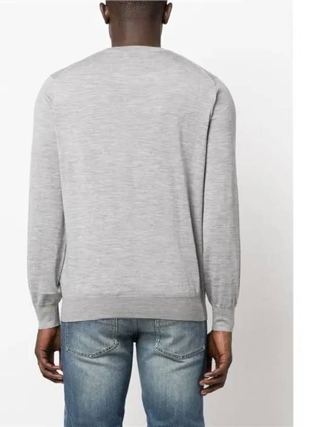 Wool Cashmere Knit Top Grey - BRUNELLO CUCINELLI - BALAAN 5