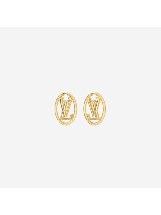 Louise hoop earrings gold - LOUIS VUITTON - BALAAN 1