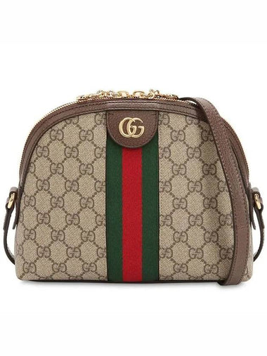 Web Detail Ophidia GG Supreme Zipper Shoulder Bag - GUCCI - BALAAN 1