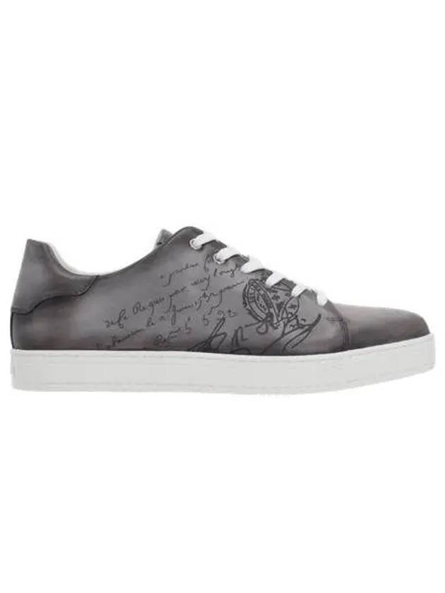 Playtime Scritto Low-Top Sneakers Grey - BERLUTI - BALAAN 2