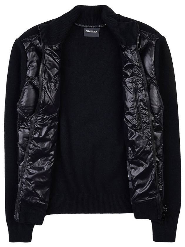 African Logo Quilted Down Jacket Black - DUVETICA - BALAAN 10