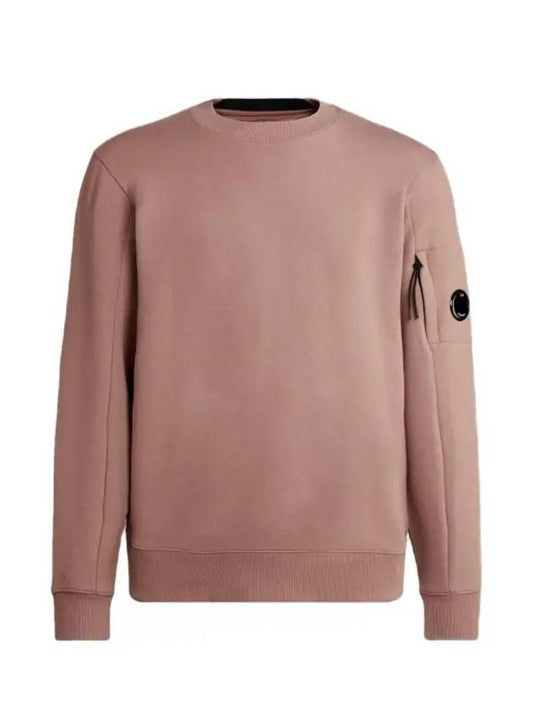 Diagonal Raised Fleece Sweatshirt Pink - CP COMPANY - BALAAN 2