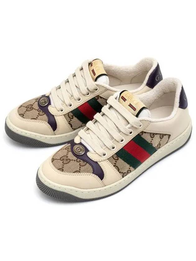 Screener GG Low Top Sneakers White - GUCCI - BALAAN 5