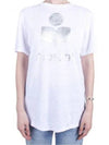 Zwell Logo Print Short Sleeve T-Shirt White - ISABEL MARANT - BALAAN 2