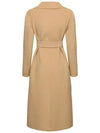 MANU Belted Wool Coat Beige 2425016041 065 - MAX MARA - BALAAN 3