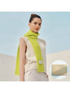 Lyra Lambswool 100 Muffler Lime - WHITE PROJECT - BALAAN 1