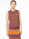 Tank Color Stripes_Purple Multi (C607P06PF22-501) - MARC JACOBS - BALAAN 3