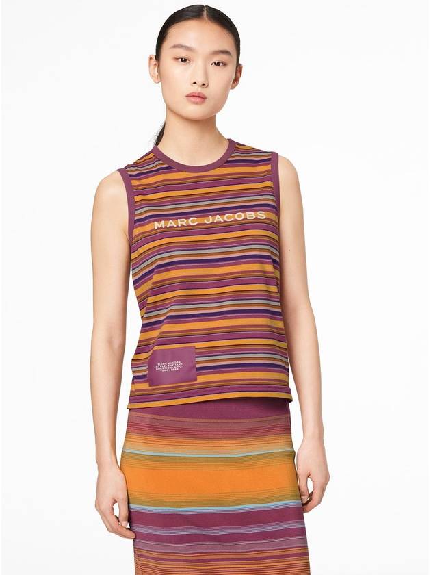 Tank Color Stripes_Purple Multi (C607P06PF22-501) - MARC JACOBS - BALAAN 3