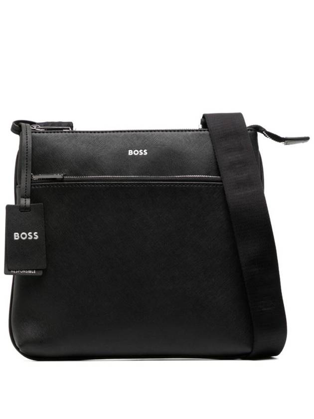 Logo Lettering Envelope Cross Bag Black - HUGO BOSS - BALAAN 2