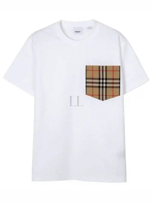 short sleeve t-shirt 8080322 WHITE - BURBERRY - BALAAN 2