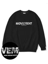 Broken White Overfit Sweatshirt Black - MONSTER REPUBLIC - BALAAN 4