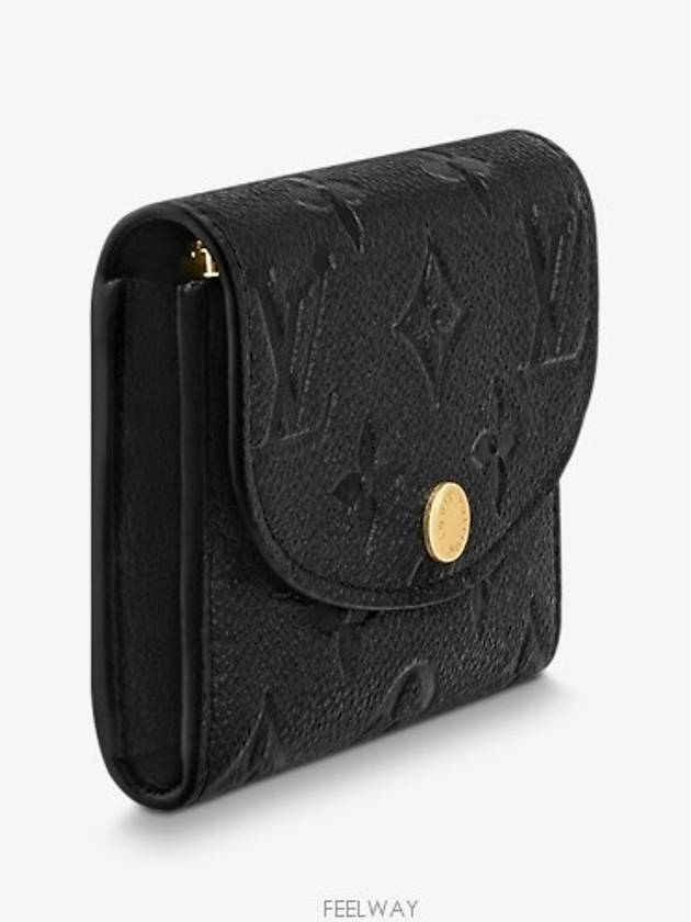 Rosalie Monogram Coin Purse Black - LOUIS VUITTON - BALAAN 3