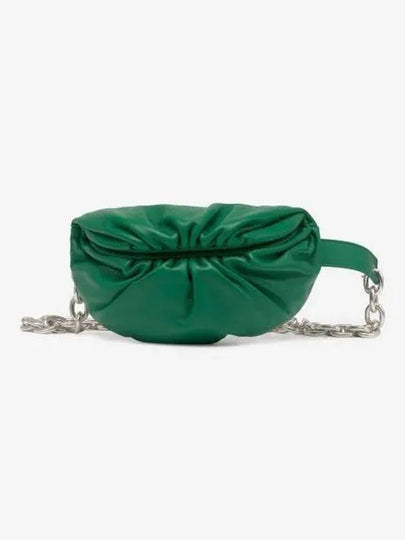 Chain Leather Belt Bag Green - BOTTEGA VENETA - BALAAN 2