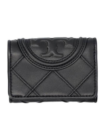 Fleming Small Half Wallet Black - TORY BURCH - BALAAN 1