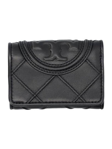 Fleming Small Half Wallet Black - TORY BURCH - BALAAN 1