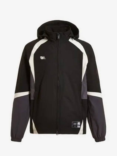 Unicolor Block Warm up Jacket 19 Black - NEW BALANCE - BALAAN 1