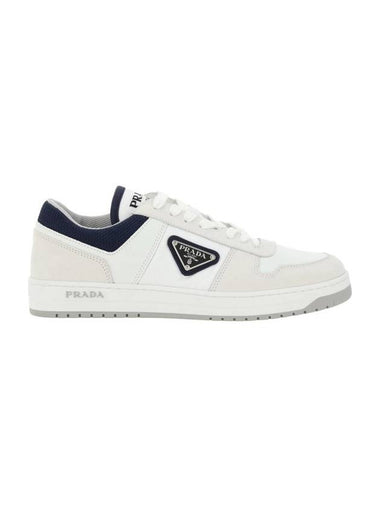 Downtown Re-Nylon Low Top Sneakers White - PRADA - BALAAN 1