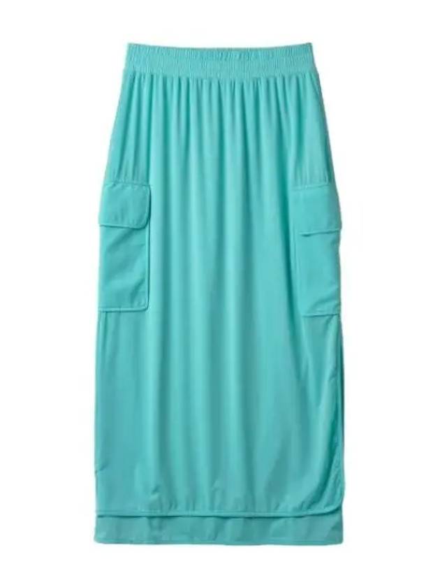 Straight Cargo Midi Skirt Sky Blue - SUNNEI - BALAAN 1