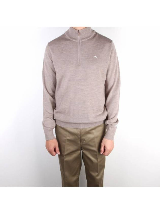 Gian Zipper Sweater Brown - J.LINDEBERG - BALAAN 2