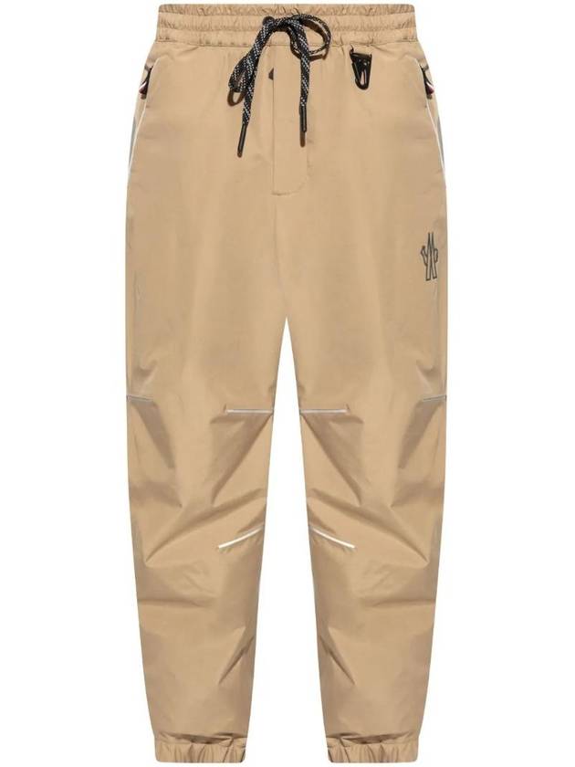 Grenoble Gore Tech Jogging Straight Pants Beige - MONCLER - BALAAN 1