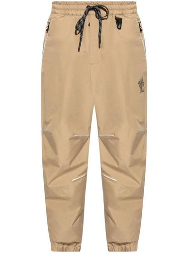 Grenoble Gore Tech Jogging Straight Pants Beige - MONCLER - BALAAN 1