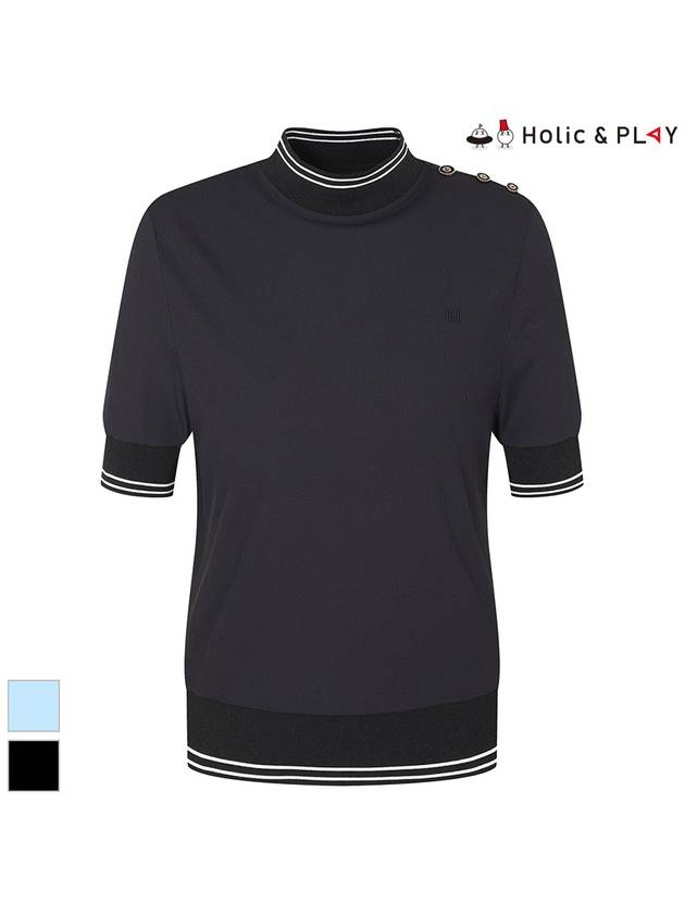 bone structure metal button blouson t-shirtHE2WTS017 - HOLIC&PLAY - BALAAN 1