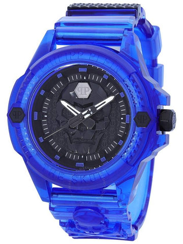 Philipp Plein The Skull Quartz Black Dial Men's Watch PWWAA0323 - PHILIPP PLEIN - BALAAN 1