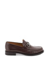 Gancini Ornament Loafer Brown - SALVATORE FERRAGAMO - BALAAN 1