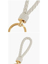 Intrecciato Leather Key Holder Beige - BOTTEGA VENETA - BALAAN 4