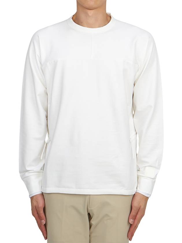 Metropolis Series Brushed Sweatshirt White - CP COMPANY - BALAAN 2