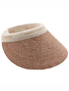 Women s Bianca Visor Hat HAT50265 NOUGAT NATURAL LOGO - HELEN KAMINSKI - BALAAN 4