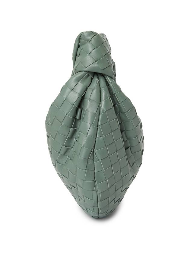 Teen Jodie Intrecciato Leather Tote Bag Green - BOTTEGA VENETA - BALAAN 4