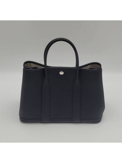 Garden Party 30 Bag Negonda Palladium Noir Black - HERMES - BALAAN 2