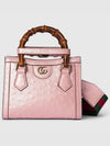 Diana Ostrich Mini Tote Bag Pastel Pink - GUCCI - BALAAN 2