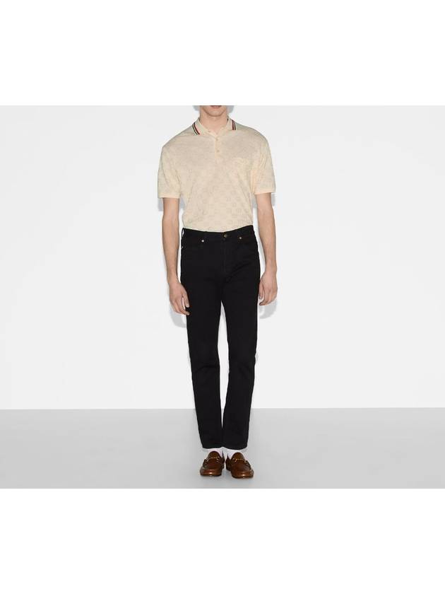 Horsebit Jeans Black - GUCCI - BALAAN 4