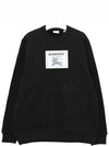 Prorsum Label Sweatshirt Black - BURBERRY - BALAAN 4