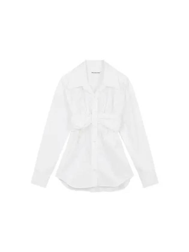 t Lucid Bandeau Bra Shirt White 271072 - ALEXANDER WANG - BALAAN 1