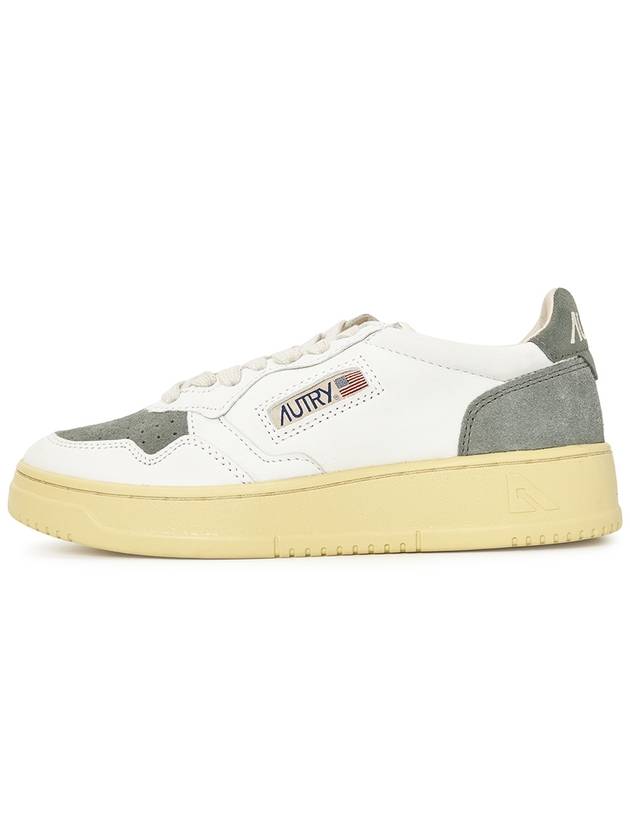 Medalist Grey Suede Low Top Sneakers White - AUTRY - BALAAN 5