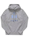 Mansel Big Logo Print Hoodie Grey - ISABEL MARANT - BALAAN 5