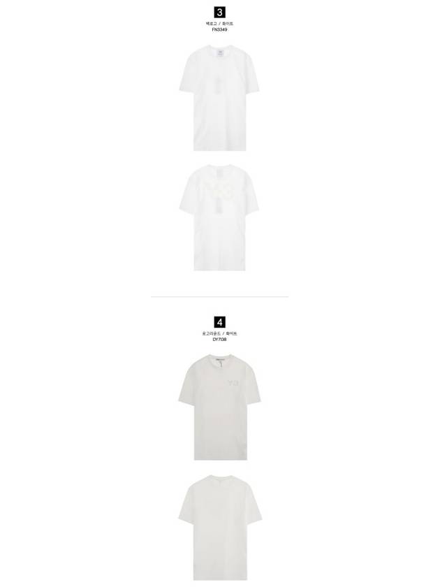 Men's round short-sleeved t-shirt - Y-3 - BALAAN 4