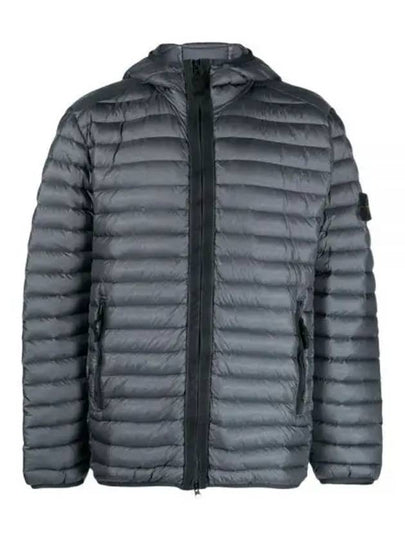 Men's Wappen Patch Padded Jacket Grey - STONE ISLAND - BALAAN 2