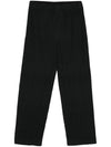 MC March Pleated Straight Pants Black - ISSEY MIYAKE - BALAAN 1