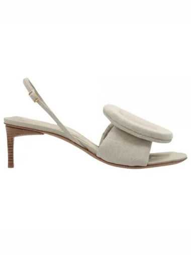 Jacquemus Les Sandals Cream 223FO029 3071 - JACQUEMUS - BALAAN 1