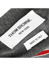 Stripe Armband Merino Wool Cardigan Grey - THOM BROWNE - BALAAN 7