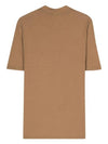 T Mokky Microdiv Logo Short Sleeve T-Shirt Camel - DIESEL - BALAAN 3