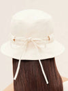 Le bob Gadjo Bucket Hat Offwhite - JACQUEMUS - BALAAN 6