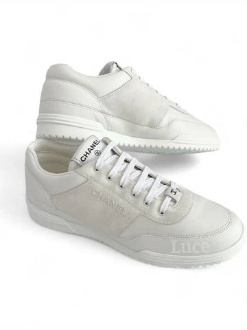 Women's New Runner Sneakers White - CHANEL - BALAAN 1